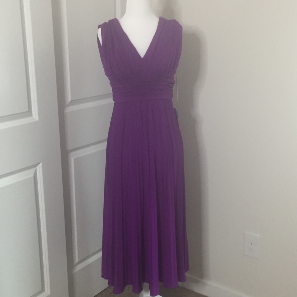 NWT Deep Violet, Sz 2. Ivy & Blu Dress.